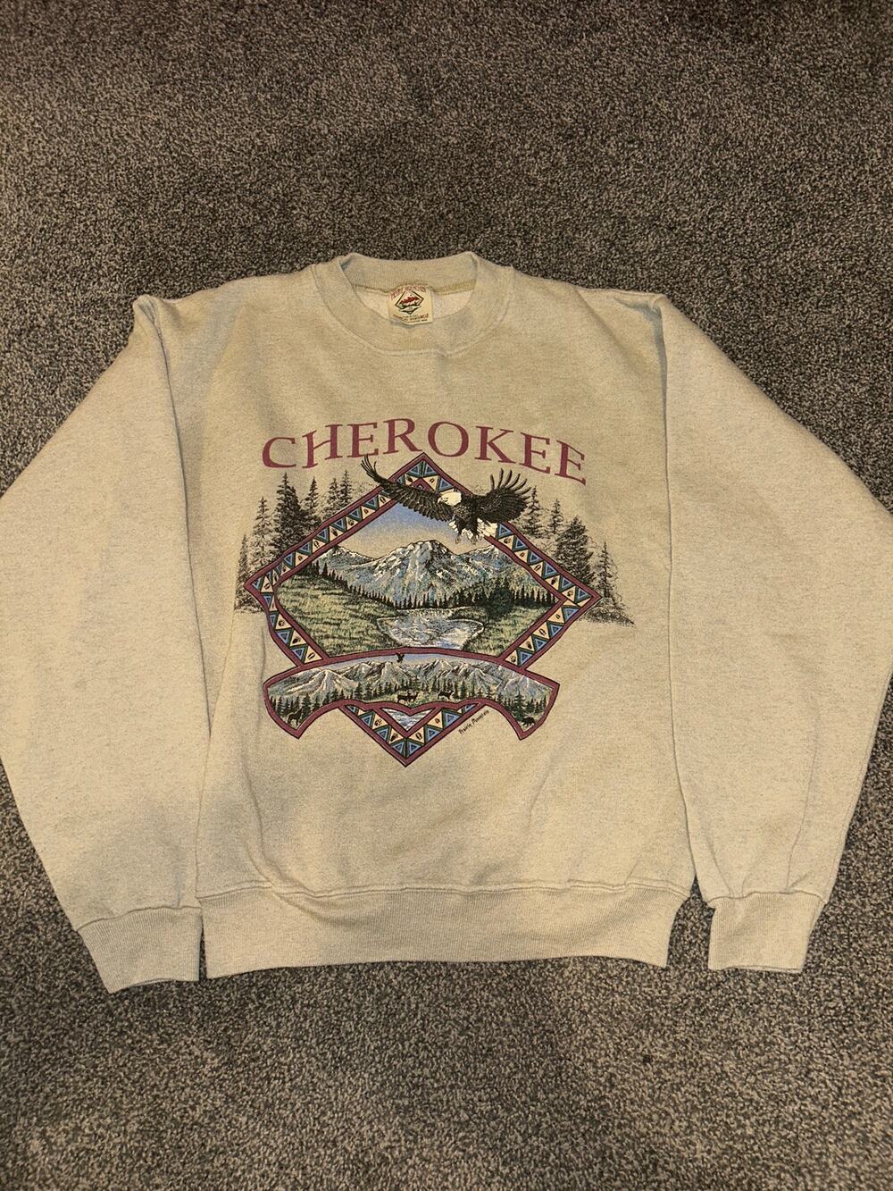 Vintage Y2K Cherokee brown crewneck size M